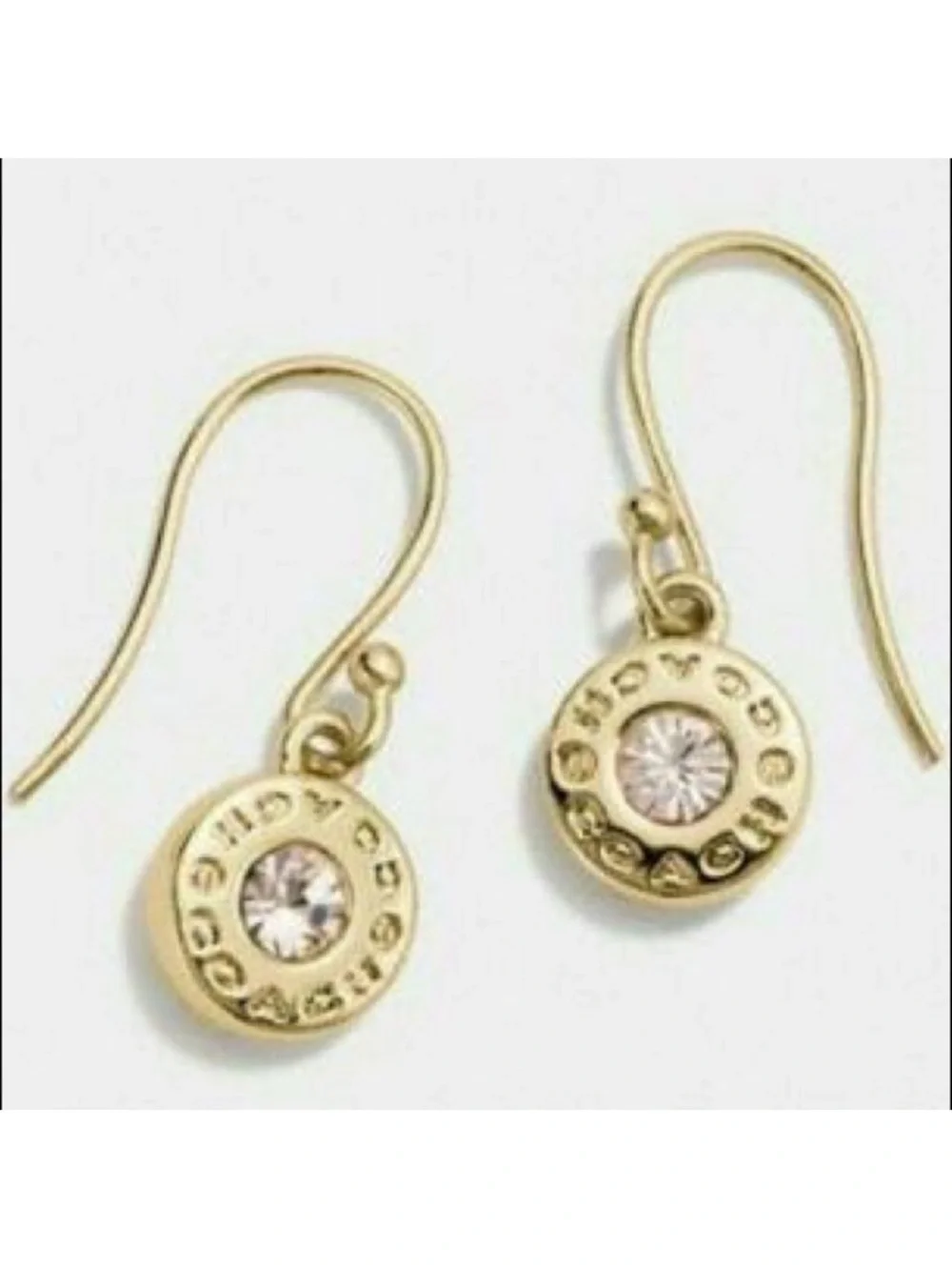 Coach Open Circle Stone Wired
Earrings - Picture 2 of 7